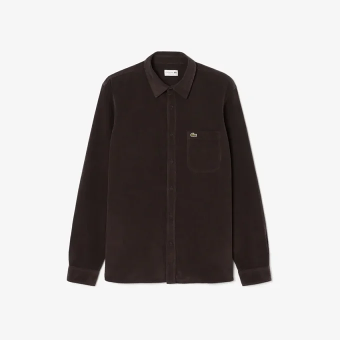 Men’s Regular Fit Velour Shirt