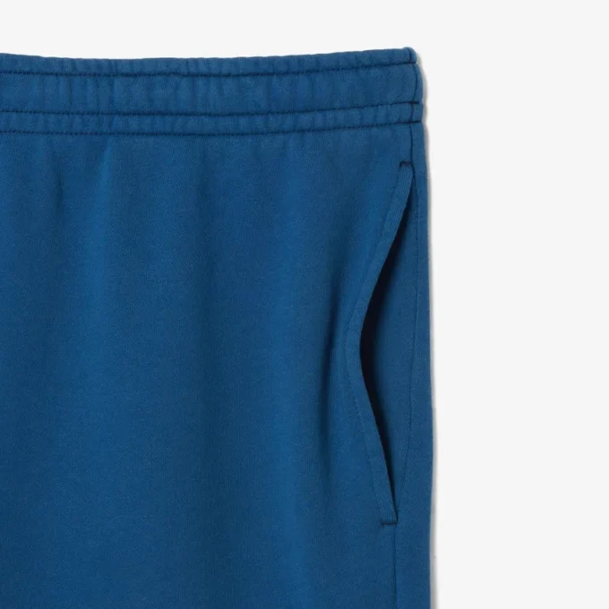 Men’s Regular Fit Washed Effect Printed Fleece Shorts