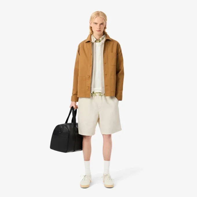 Men’s Regular Fit Wool Blend Shorts