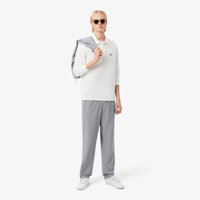 Men’s Regular Fit Wool Flannel Chino Pants