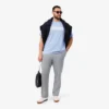 Men’s Regular Fit Wool Flannel Chino Pants