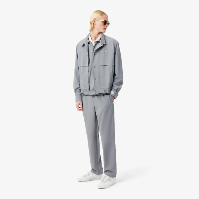 Men’s Regular Fit Wool Flannel Chino Pants