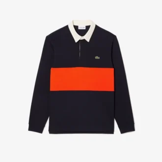 Men’s Relaxed Fit Cotton Rugby Shirt