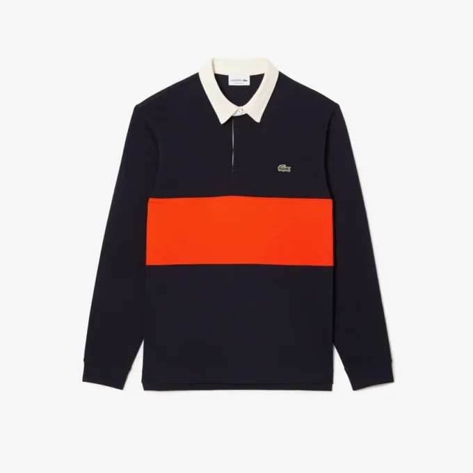 Men’s Relaxed Fit Cotton Rugby Shirt