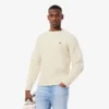 Men’s Relaxed Fit Patchwork Effect Wool Sweater