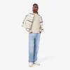 Men’s Relaxed Fit Patchwork Effect Wool Sweater
