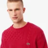 Men’s Relaxed Fit Patchwork Effect Wool Sweater