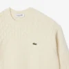 Men’s Relaxed Fit Patchwork Effect Wool Sweater
