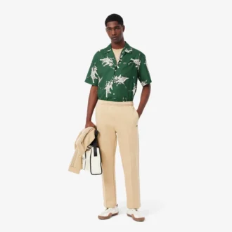 Men’s Relaxed Fit Rena Lacoste Print Shirt
