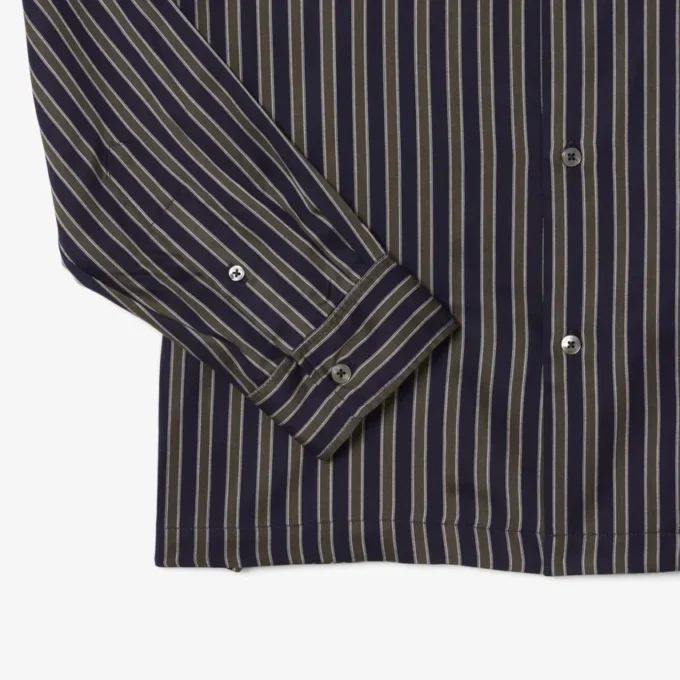 Men’s Relaxed Fit Striped Lyocell Shirt