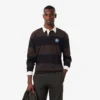 Men’s Relaxed Fit Striped Rugby Polo