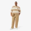 Men’s Relaxed Fit Striped Rugby Polo