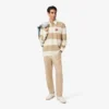 Men’s Relaxed Fit Striped Rugby Polo