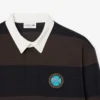 Men’s Relaxed Fit Striped Rugby Polo