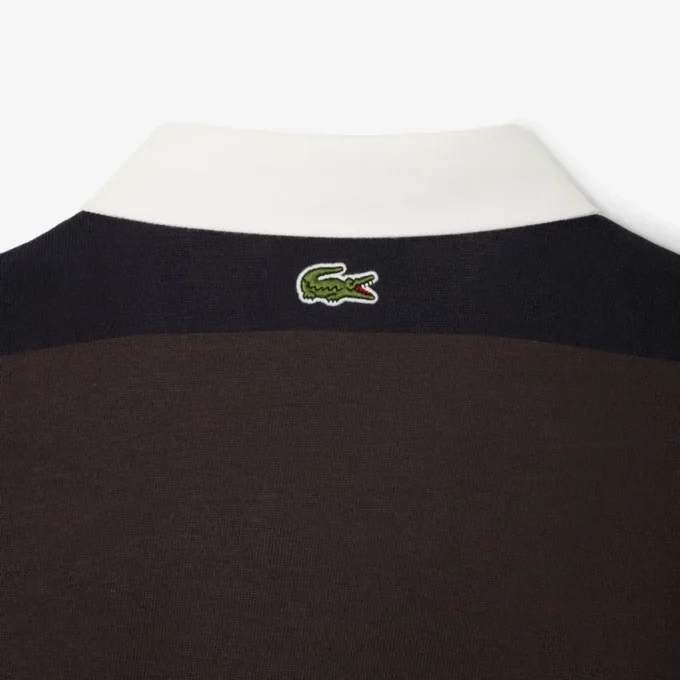 Men’s Relaxed Fit Striped Rugby Polo