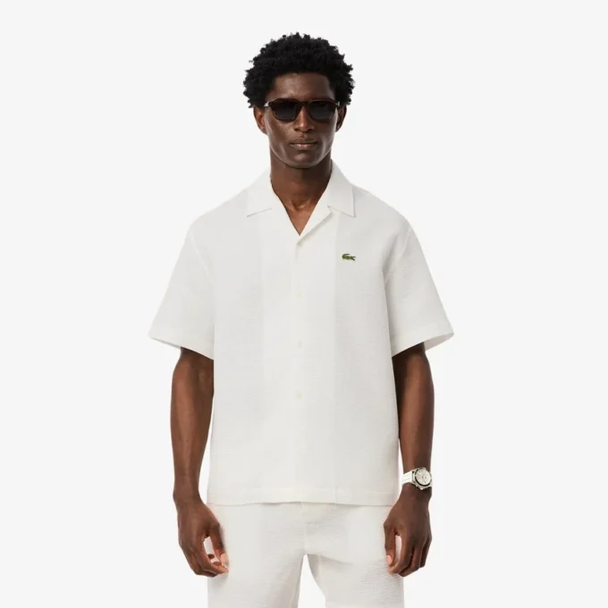 Men’s Relaxed Fit Waffle Texture Shirt