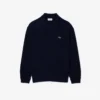 Men’s Relaxed Fit Wool Polo Sweater