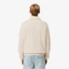 Men’s Ribbed Cotton Polo Collar Sweatshirt