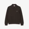 Men’s Ribbed Cotton Polo Collar Sweatshirt