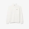 Men’s Ribbed Knit Zip-Up Golf Sweater