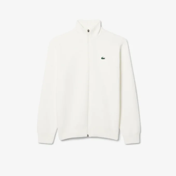 Men’s Ribbed Knit Zip-Up Golf Sweater
