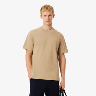 Men’s Ribbed Neck Petit Piqua T-Shirt