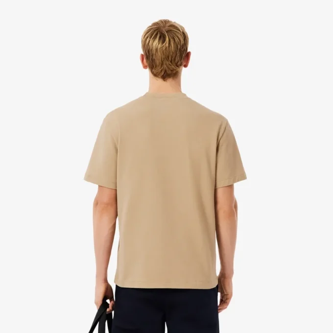Men’s Ribbed Neck Petit Piqua T-Shirt