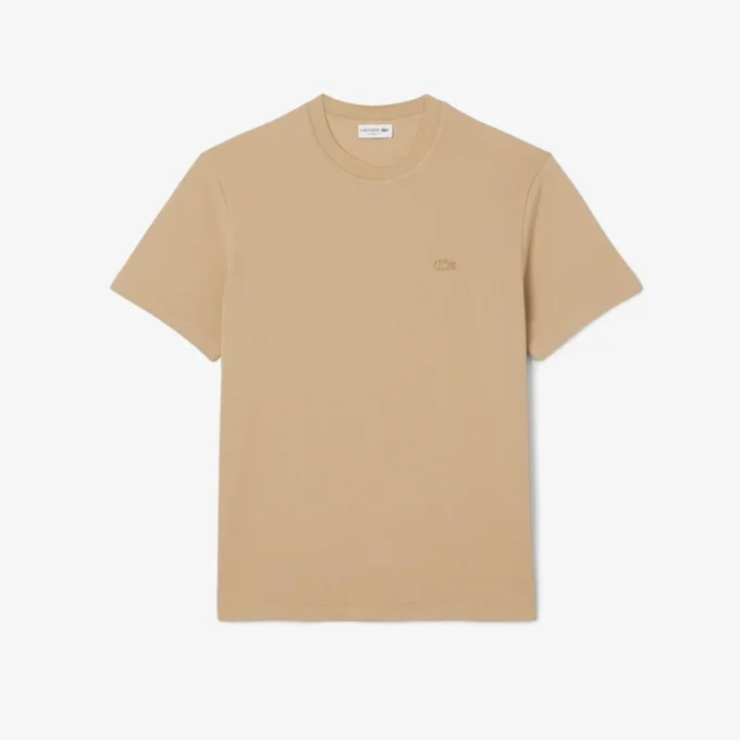 Men’s Ribbed Neck Petit Piqua T-Shirt