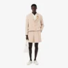 Men’s Runway Fitted Wool Shorts
