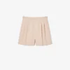 Men’s Runway Fitted Wool Shorts