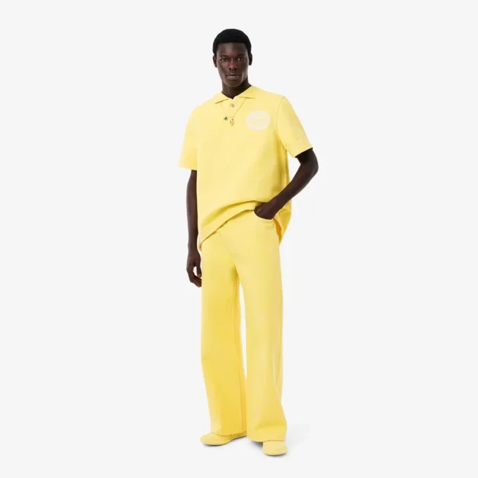 Men’s Runway Oversized Denim Polo
