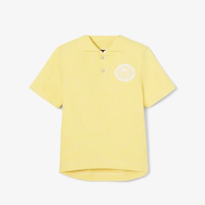 Men’s Runway Oversized Denim Polo