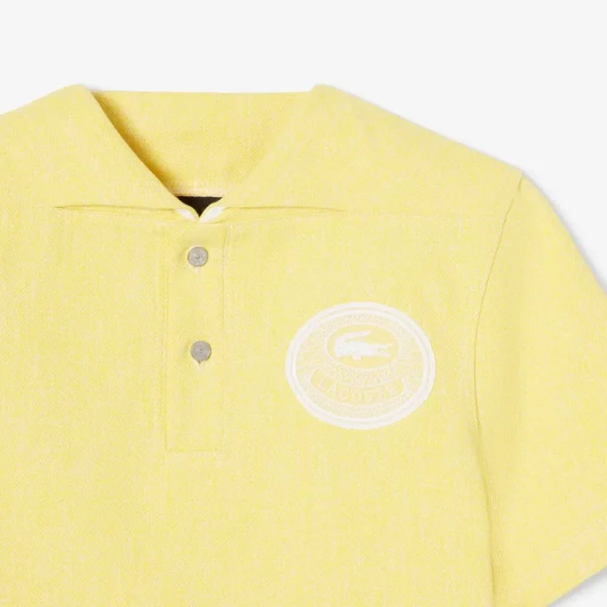 Men’s Runway Oversized Denim Polo