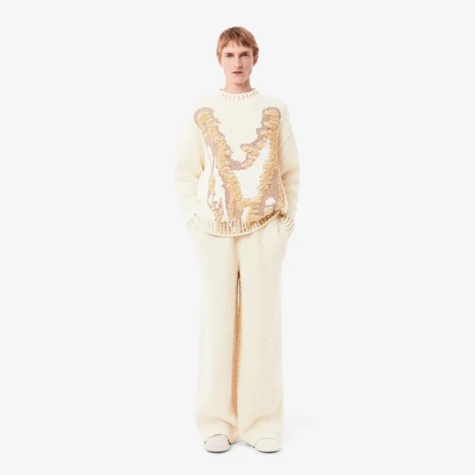 Men’s Runway Oversized Knit Track Pants