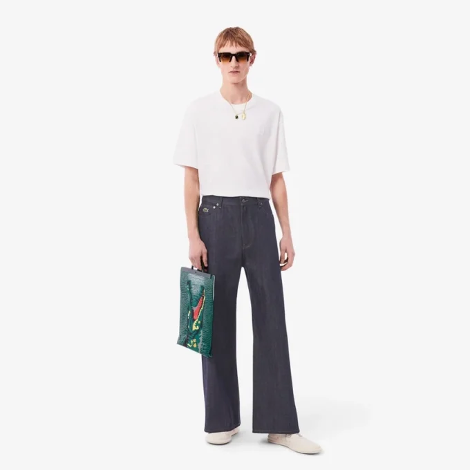 Men’s Runway Wide Leg Selvedge Jeans