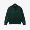 Men’s Satin Effect Zip-Up Fleece Sweatshirt