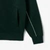 Men’s Satin Effect Zip-Up Fleece Sweatshirt