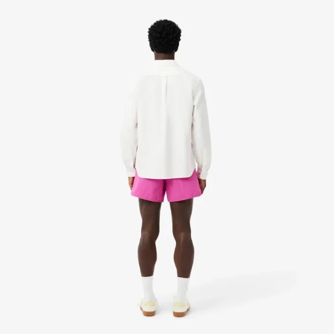 Men’s Short Badge Accent Swim Trunks