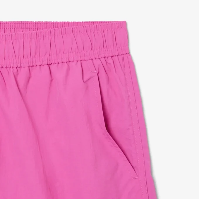 Men’s Short Badge Accent Swim Trunks