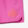 Men’s Short Badge Accent Swim Trunks