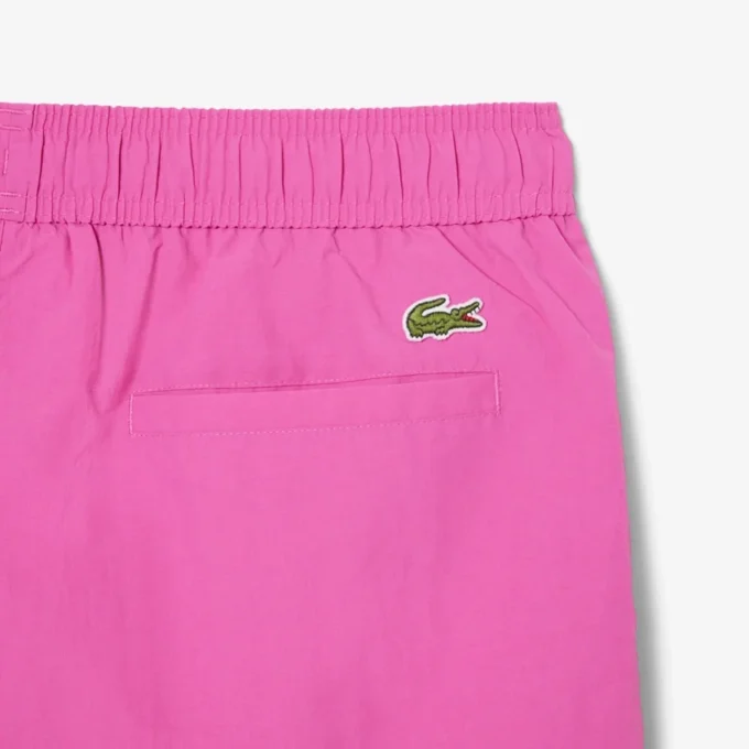 Men’s Short Badge Accent Swim Trunks