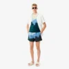 Men’s Short Landscape Print Swim Trunks