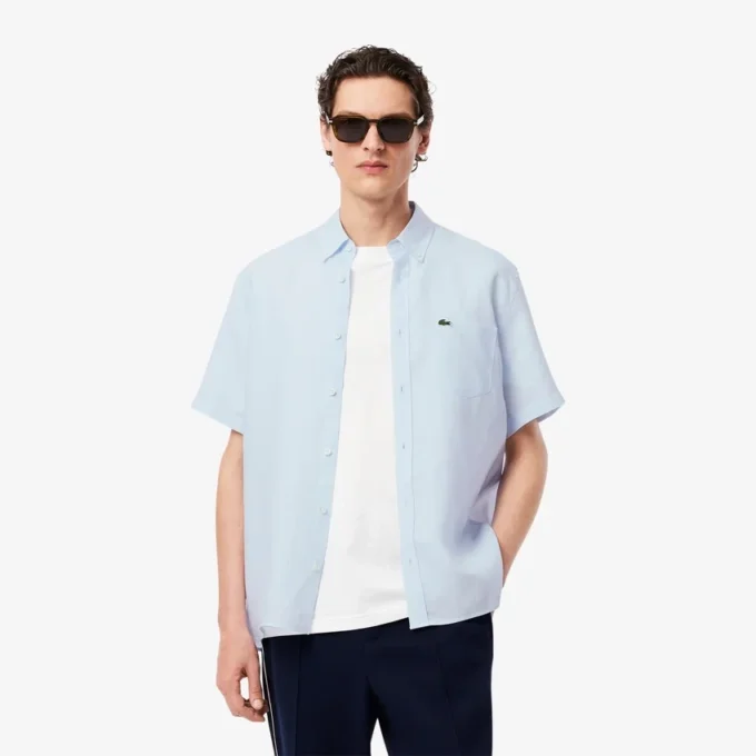 Men’s Short Sleeve Linen Shirt