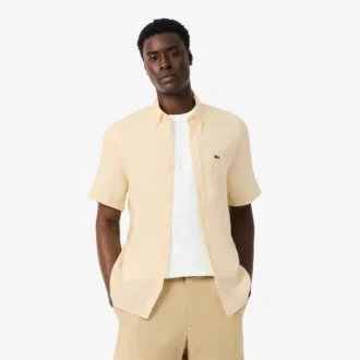 Men’s Short Sleeve Linen Shirt