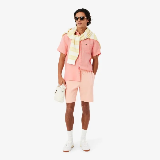 Men’s Short Sleeve Linen Shirt