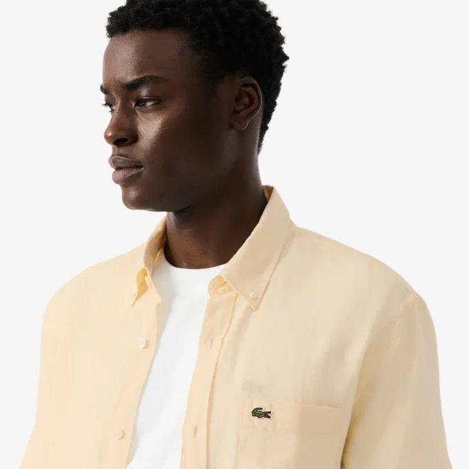 Men’s Short Sleeve Linen Shirt