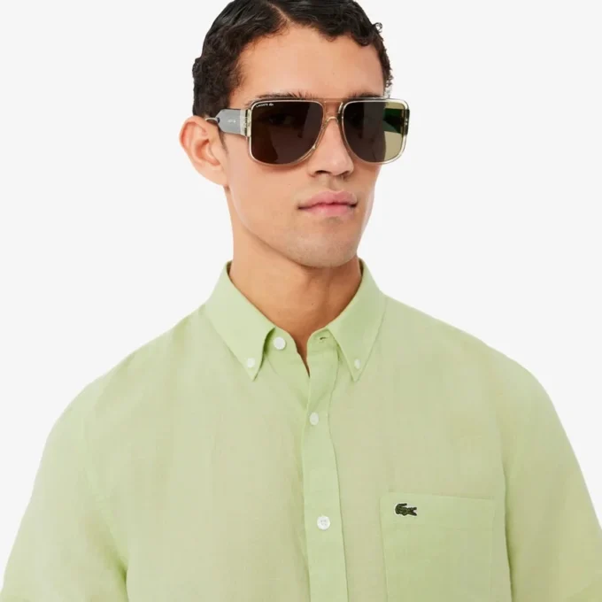 Men’s Short Sleeve Linen Shirt