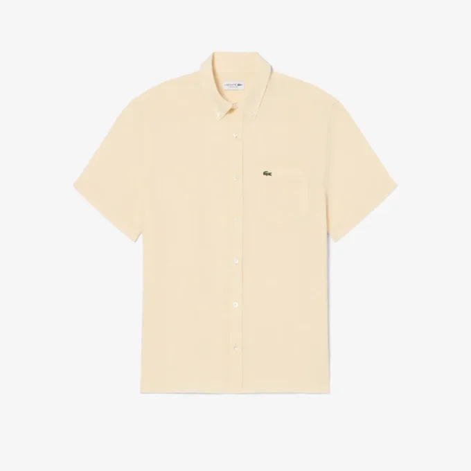 Men’s Short Sleeve Linen Shirt