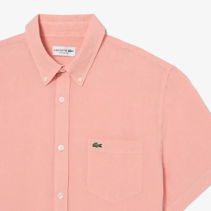Men’s Short Sleeve Linen Shirt