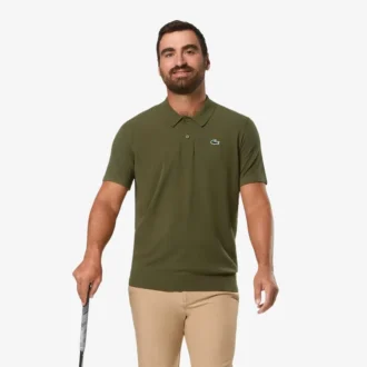 Men’s Short Sleeve Polo Collar Golf Sweater